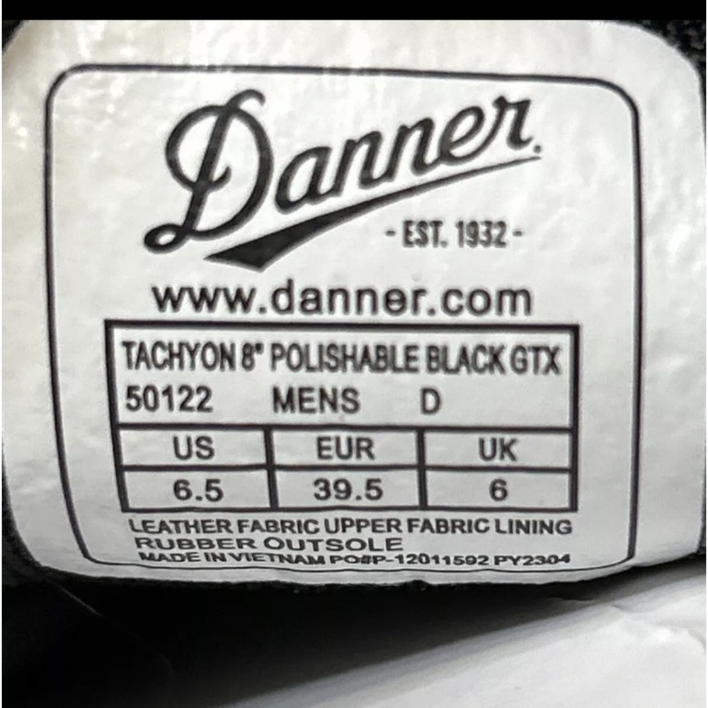 SOLD - Danner Tachyon GORE-TEX Tactical Duty Boots - Picture 9 of 10